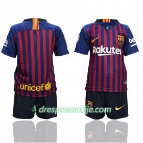 FC Barcelona Dres Dječji Domaći 2018/19 Kratkih Rukava